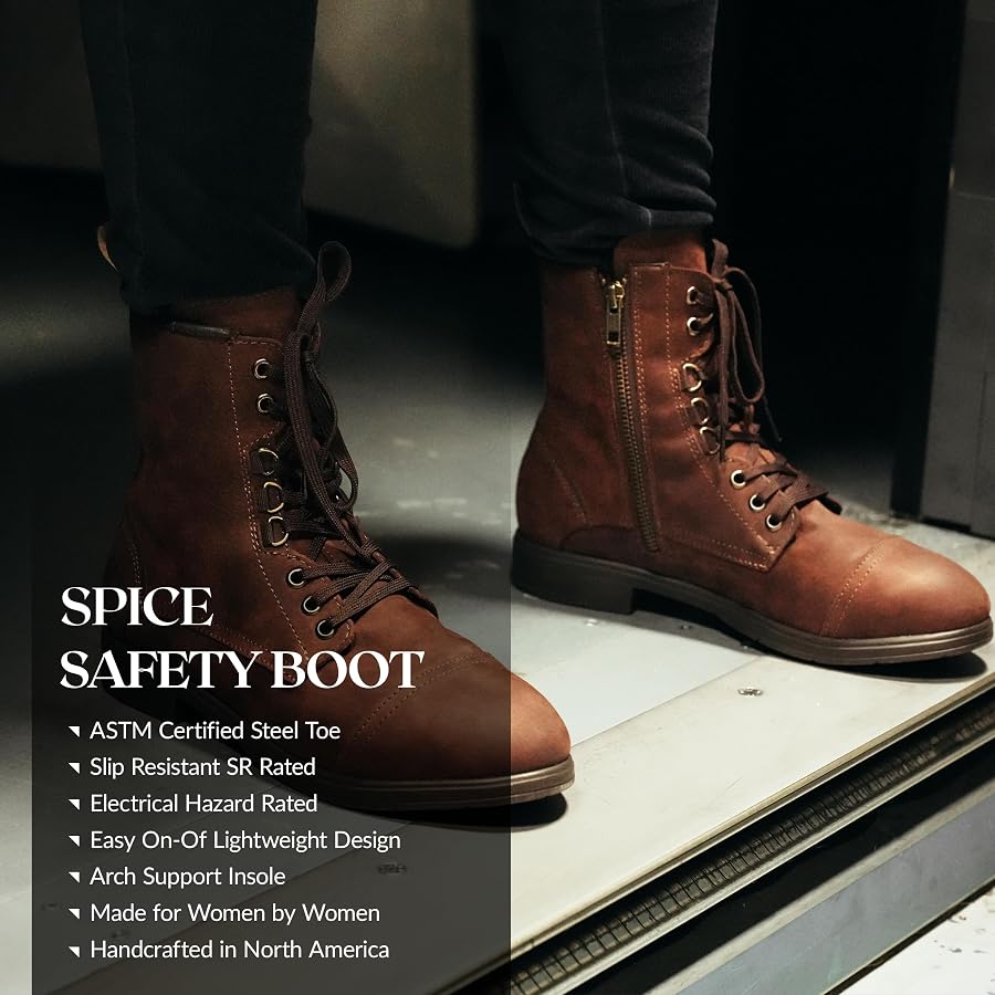 Amazon.com: Xena Workwear Spice EH Steel Toe Women's Combat Work